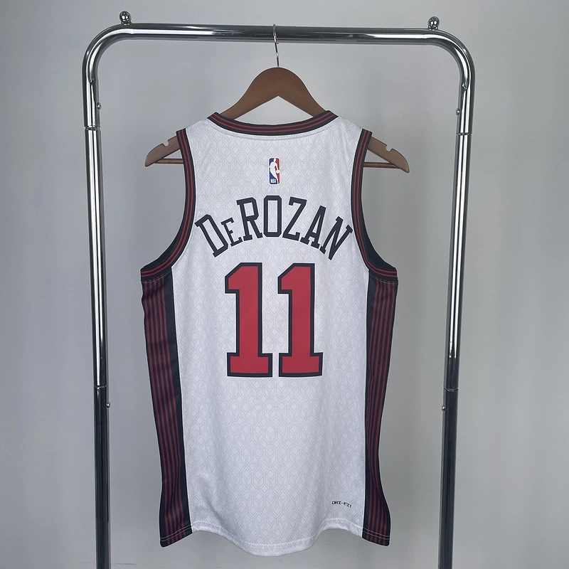 2023 NBA Chicago Bulls (11 DEROZAN) Basketball Jersey
