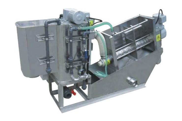 Fold Screw sludge dehydrator