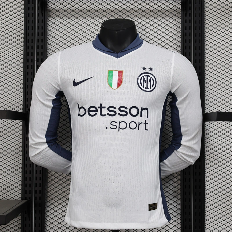 Player 2024-25 Inter Milan Away Long Sleeves Football jersey
