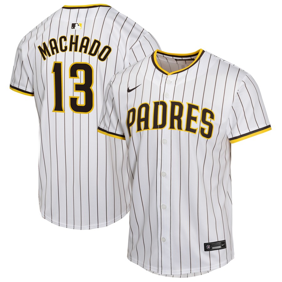 Manny Machado San Diego Padres Youth Home Game Player Jersey White