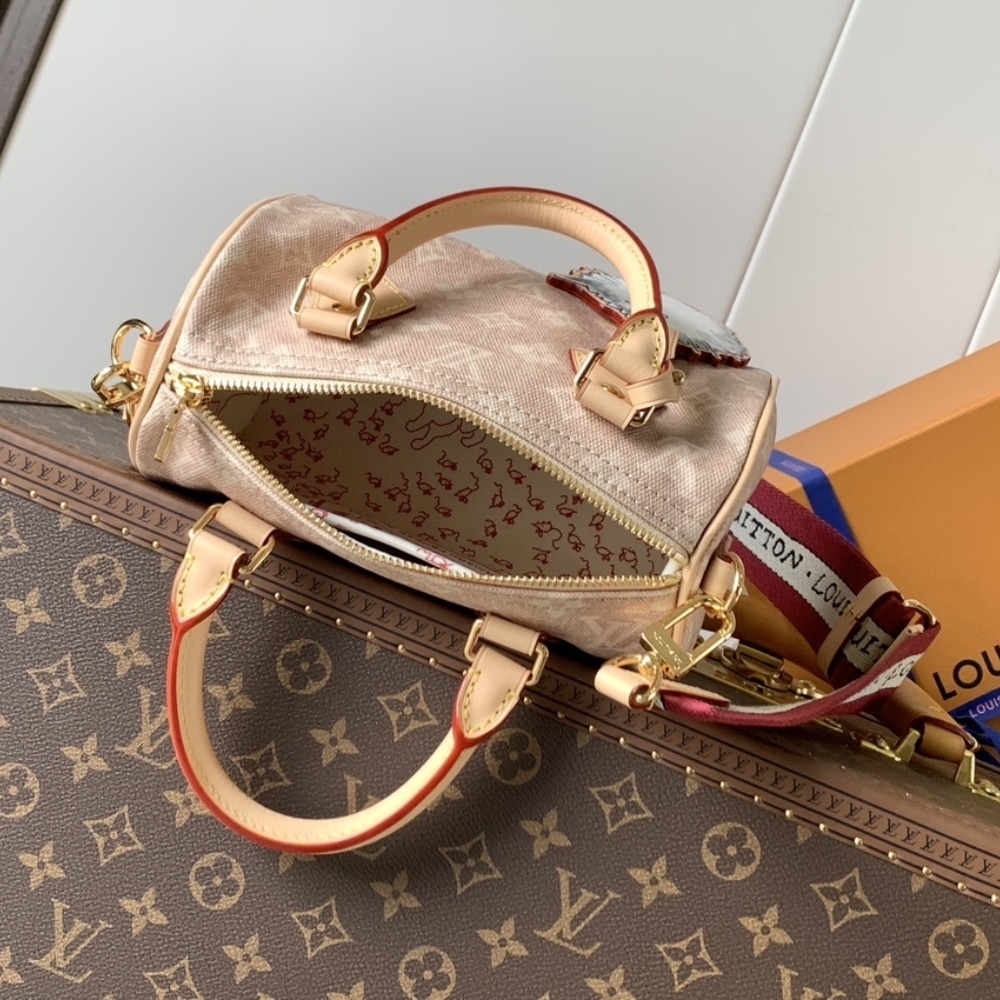 Louis Vuitton Speedy Bandoulière 20 Meowgram Pale Pink 20cm M15151