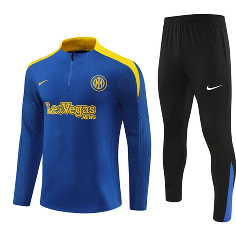 2024-25 Inter Milan Blue【Player】 Long Sleeve Training Suit