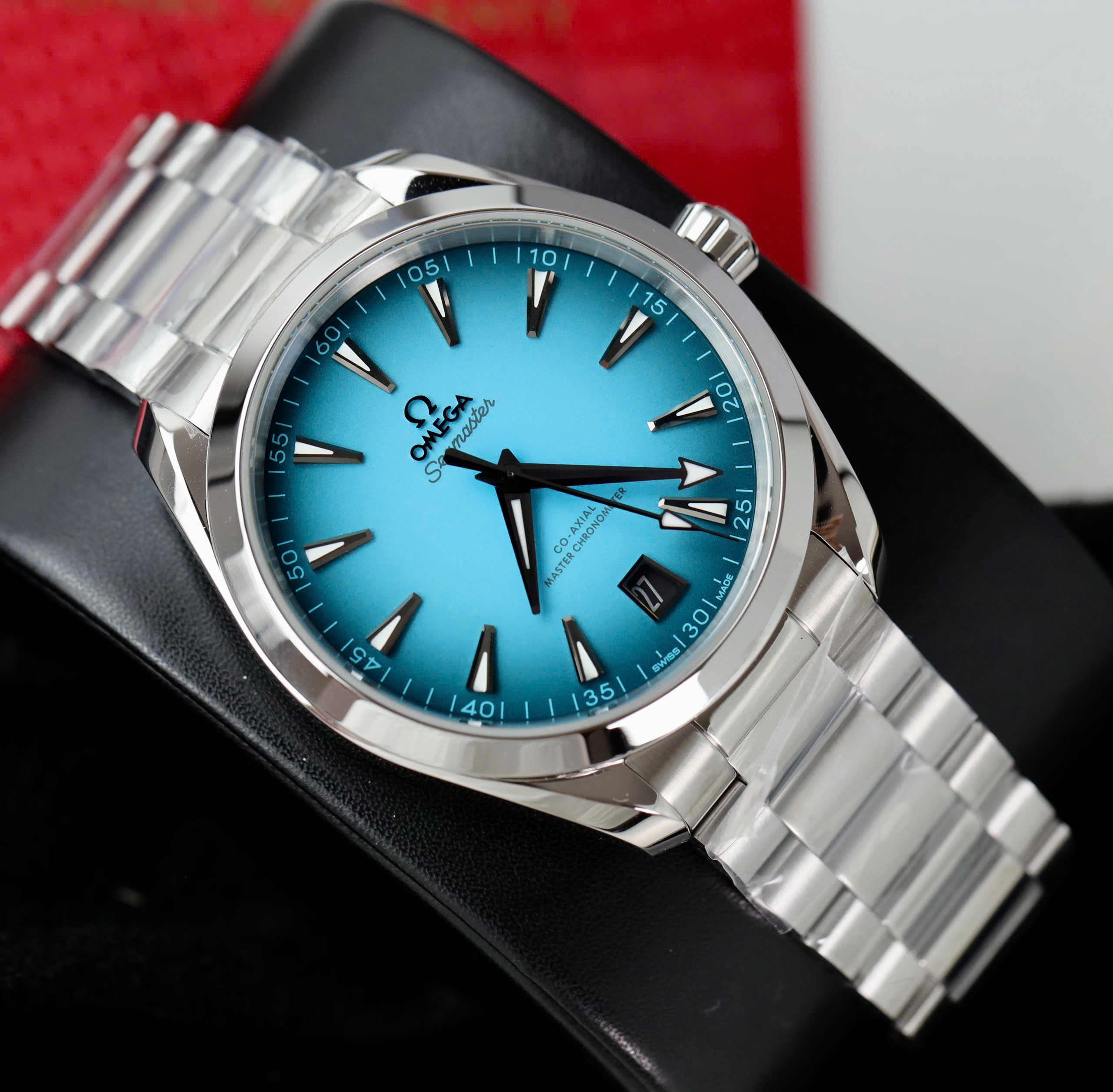 Omega Seamaster Aqua Terra Watch 41mm Turquoise Dial