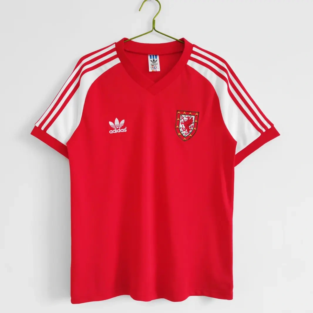 Retro 1982 Wales Home retro football jersey