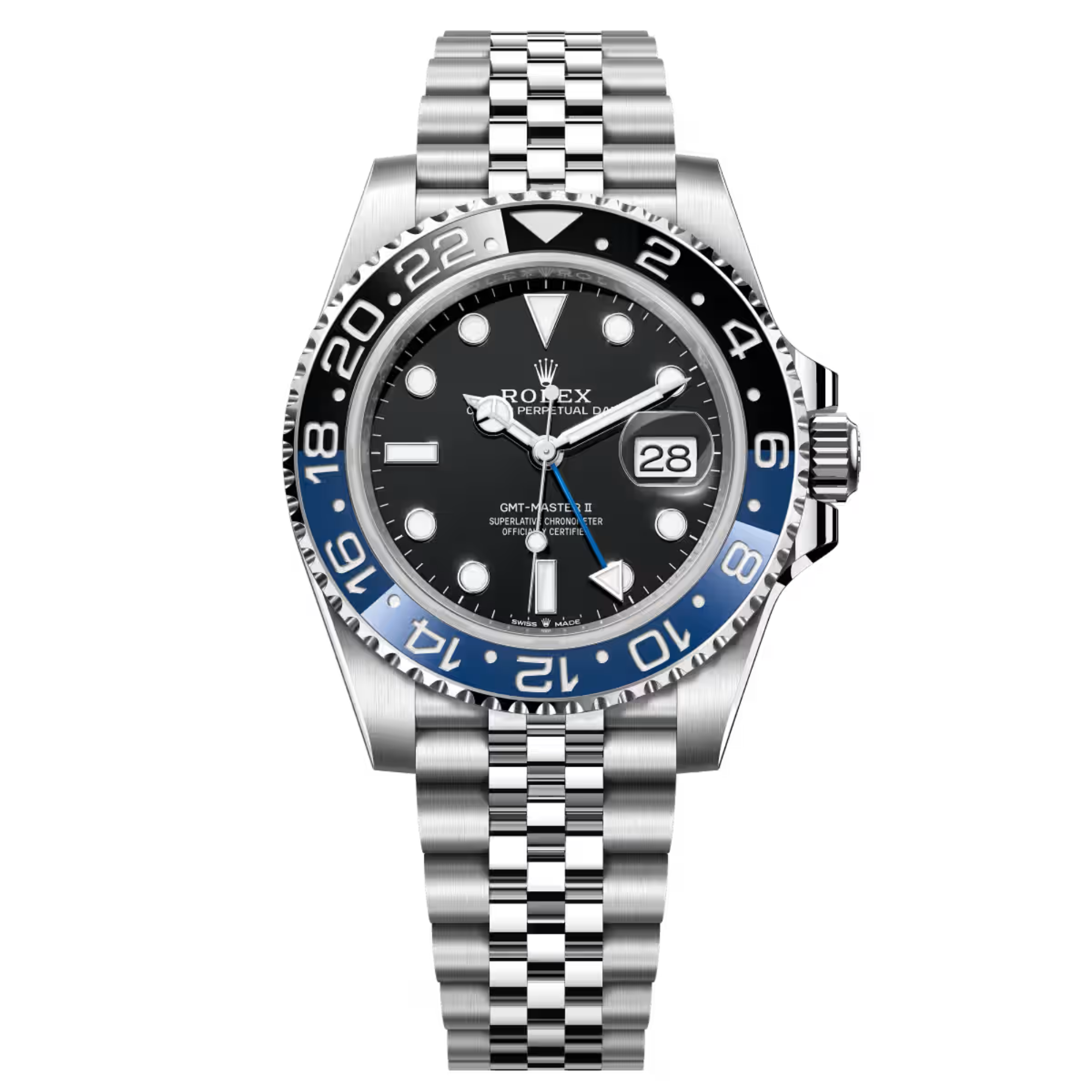 [SUPER CLONE] Rolex GMT-Master II Dial 126710BLNR “Batgirl” 40mm Blue And Black Jubilee