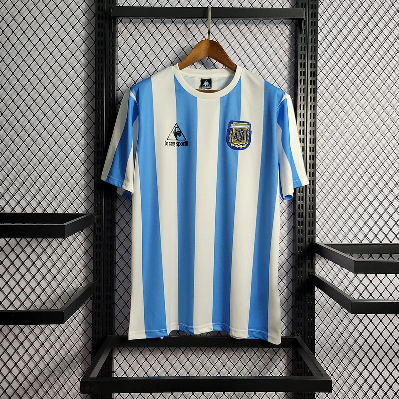 Retro 1986 Argentina home Football jersey retro