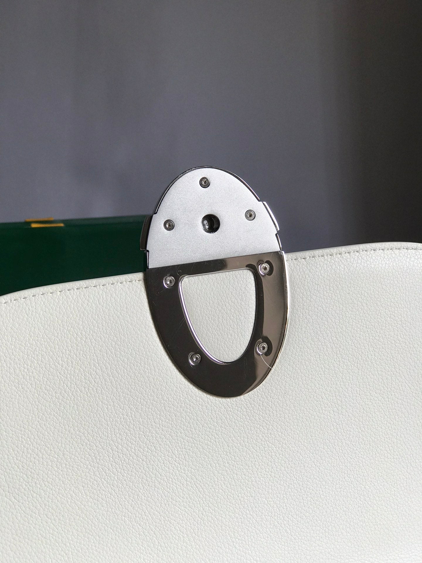 Goyard 233 Bag 25 Cm White Calfskin And Goyardine Canvas 25cm