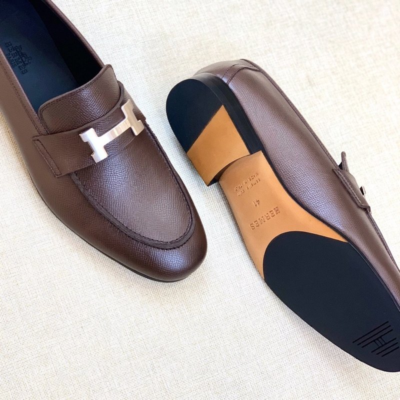 HERMES PARIS LOAFER BROWN