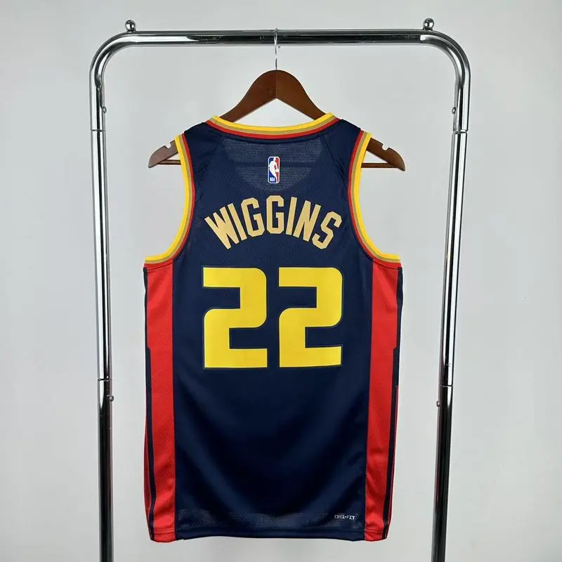 2025 NBA Golden State Warriors 22 WIGGINS Basketball Jersey