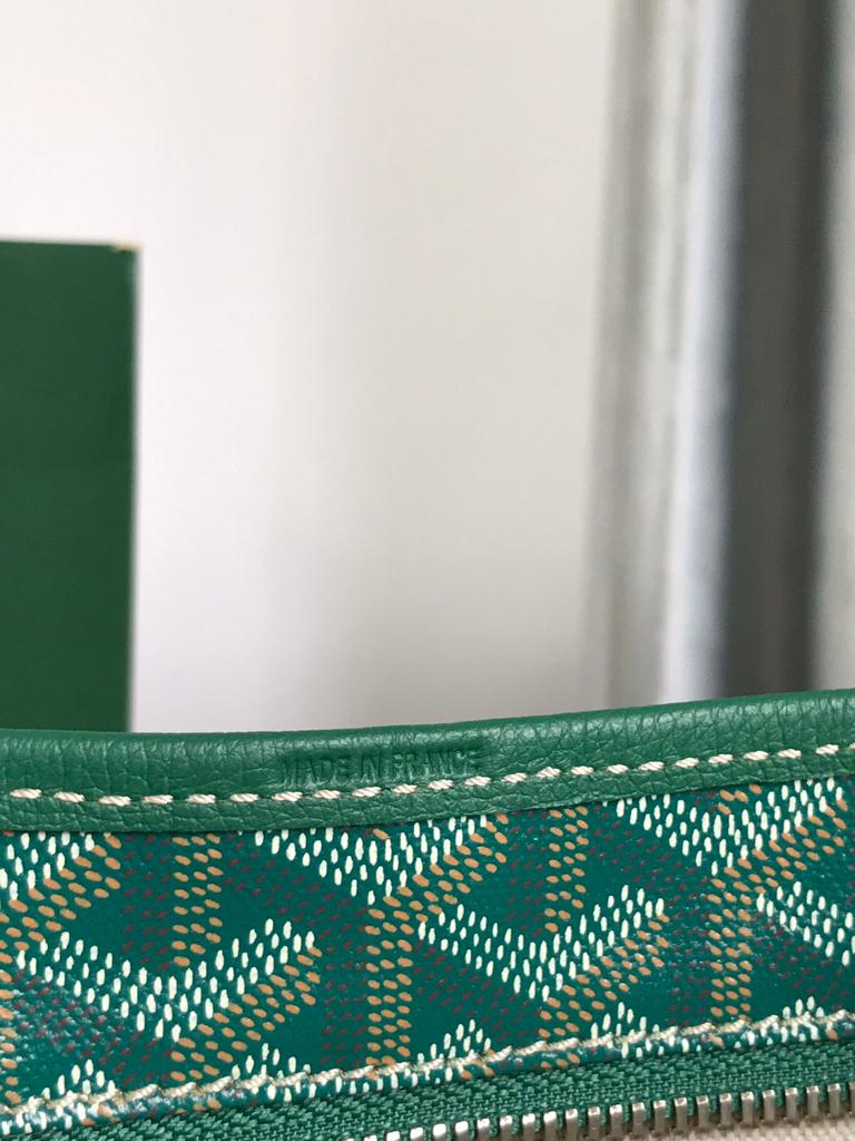 Goyard Hobo Boheme 42Cm Green Canvas