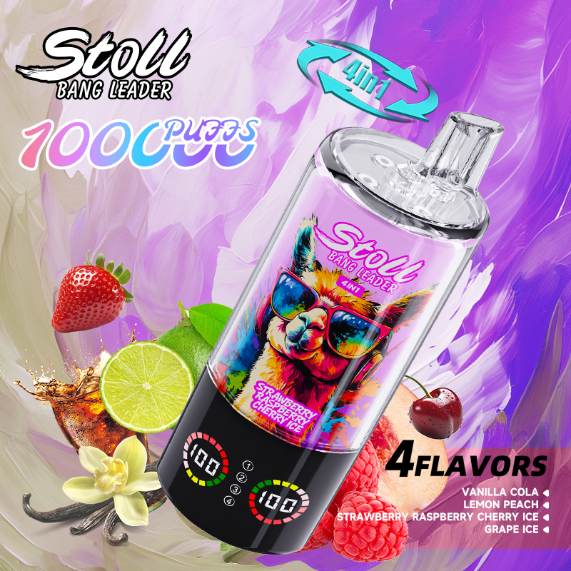 [Minimum order of 2]Bang Leader 100K Puffs 4-in-1 Prefilled Vape | 4 Flavors in 1 Device,  Rechargeable, 3%/5%
