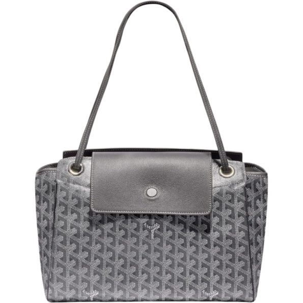 GOYARD ROUETTE SOUPLE BAG GREY 31CM