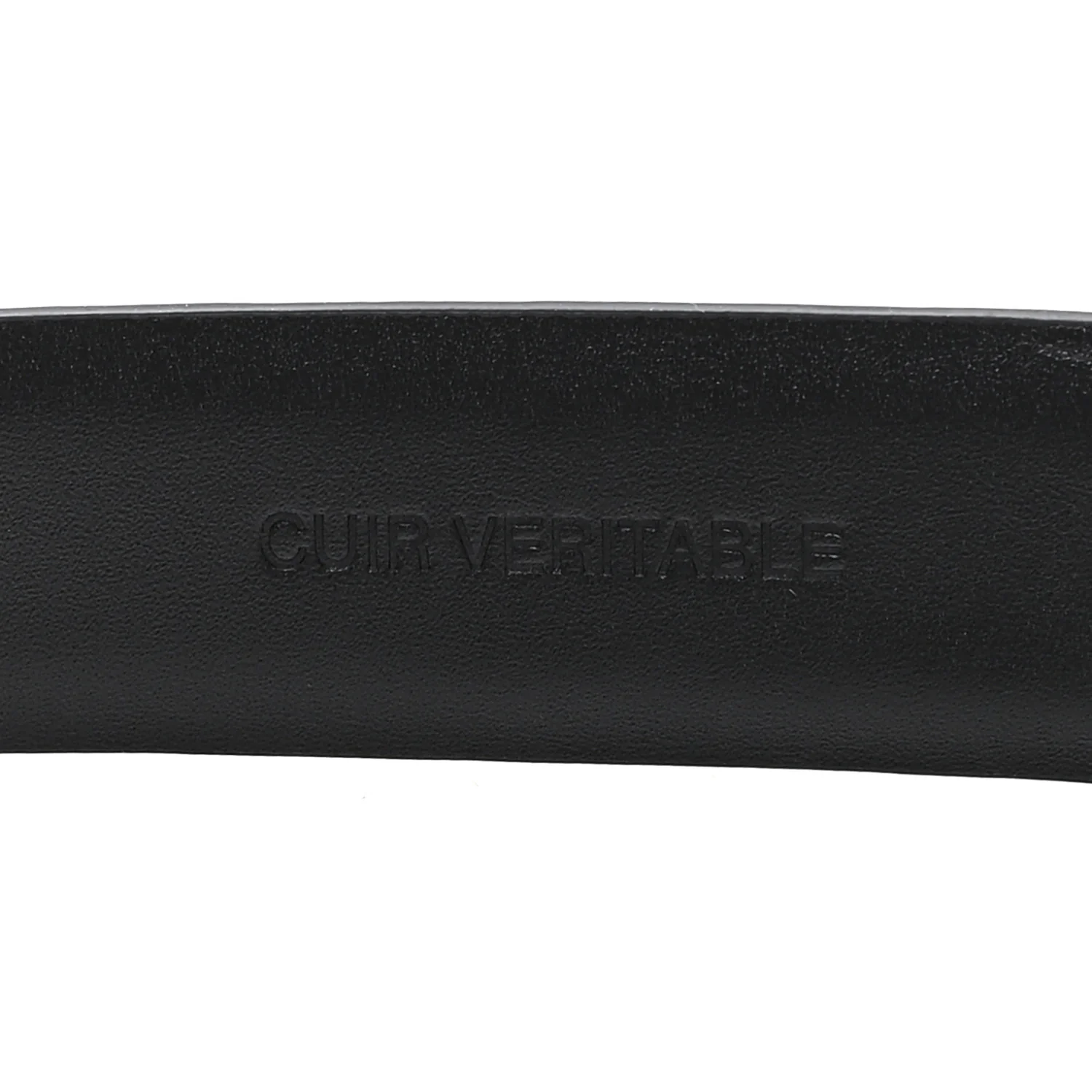 Lambskin Resin CC Belt 75 30 Black