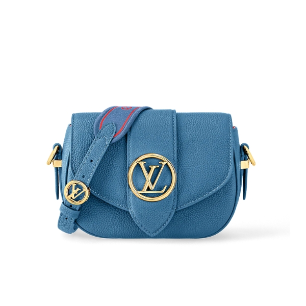 Louis Vuitton Pont 9 Soft Pm Blue 20Cm M58964