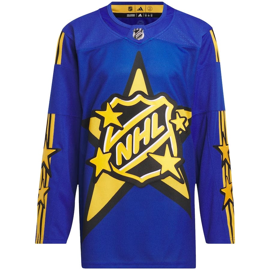 Men's 2024 NHL All-Star Game adidas x drew house Primegreen Authentic Jersey - Blue