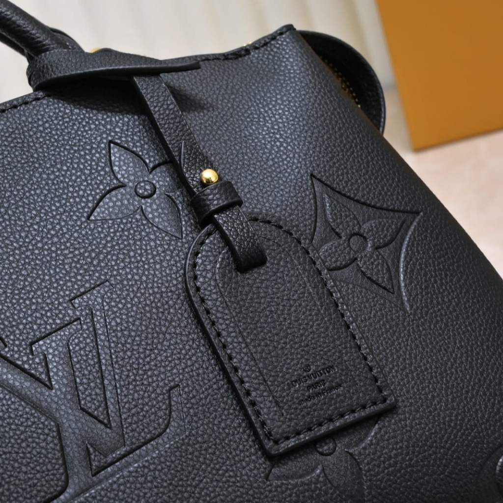 Louis Vuitton Petit Palais Monogram Empreinte Leather Black 29Cm M58916