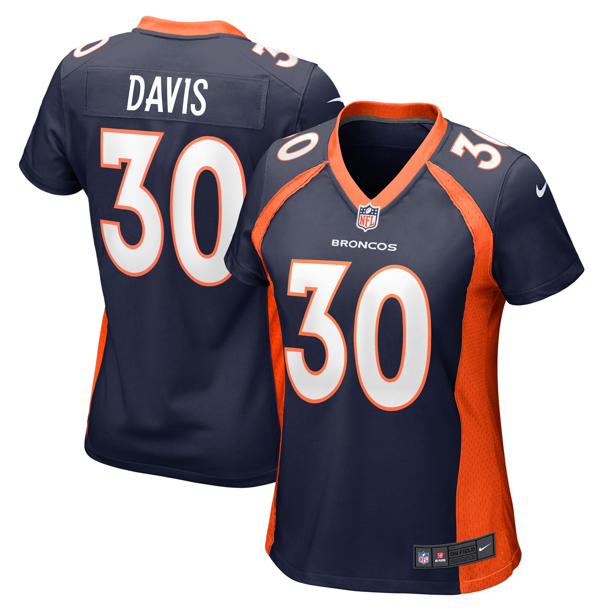 Terrell Davis Denver Broncos Nike Women's Retired Player Jersey - Navy