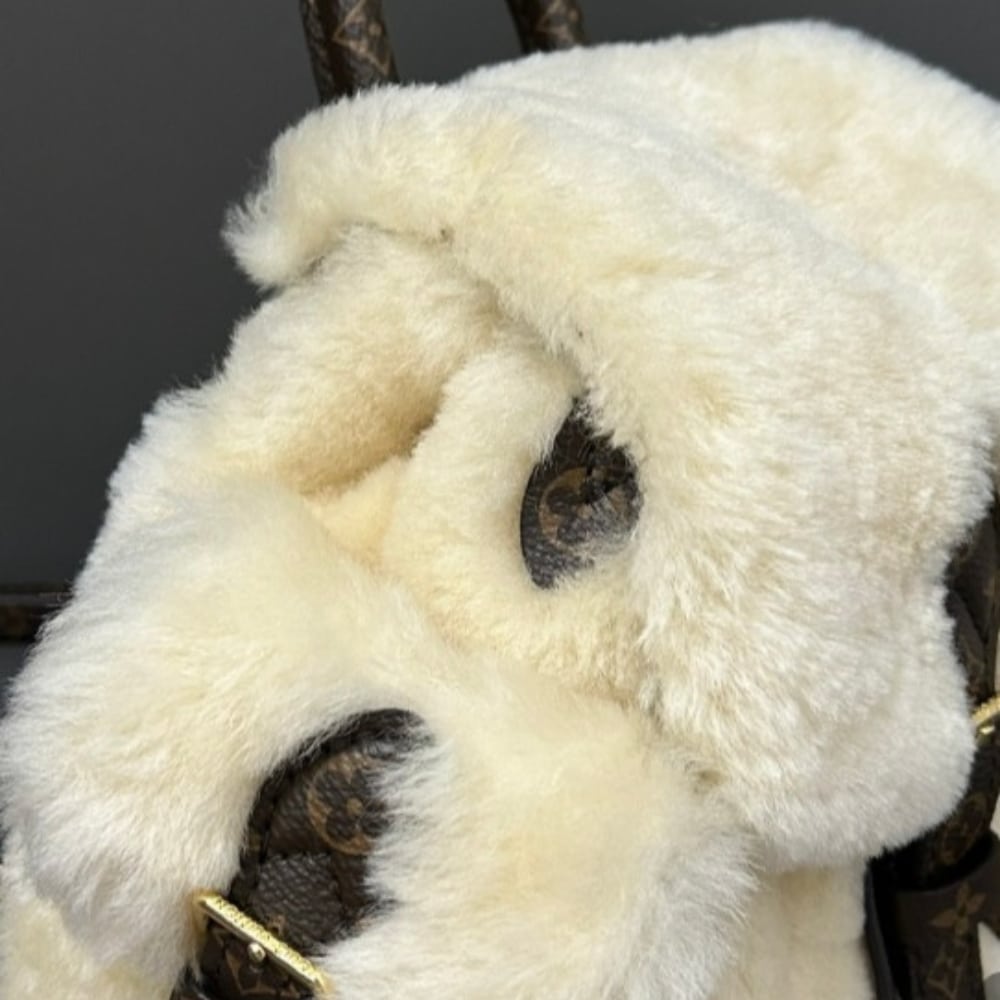 Louis Vuitton Nano Teddy Backpack Cream 25Cm M11919