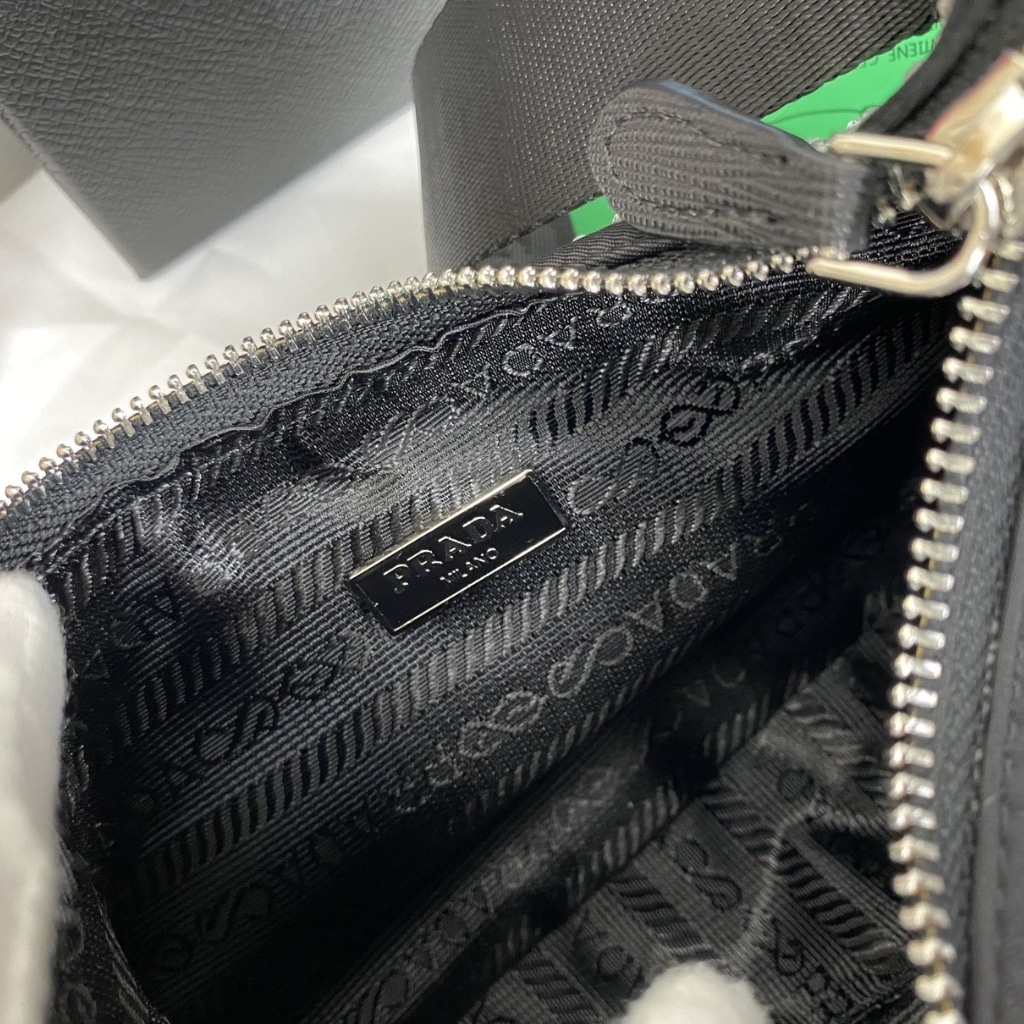 Prada Re Edition 2005 Satin Bag With Crystals 23Cm 1BH204 2AWL F0T7O V V9L