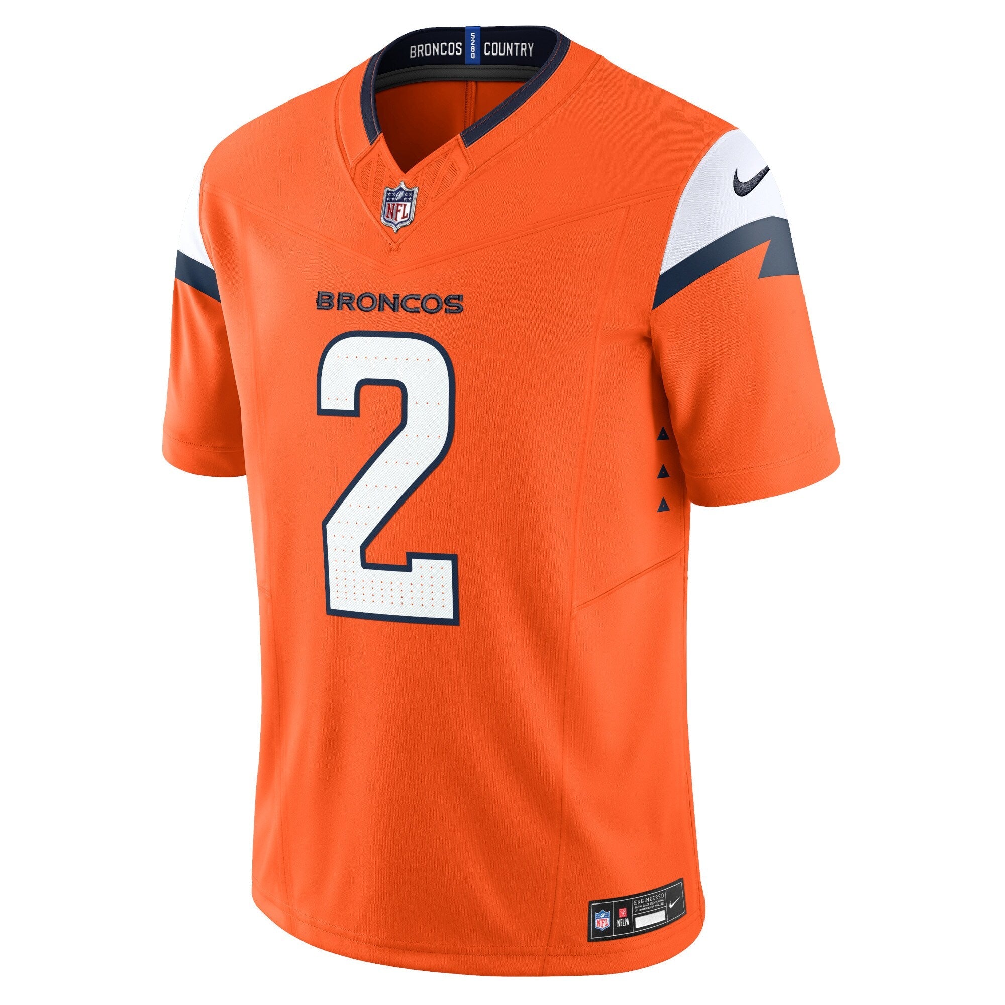 Patrick Surtain II Denver Broncos Nike Mile High Collection Vapor F.U.S.E. Limited Jersey - Orange