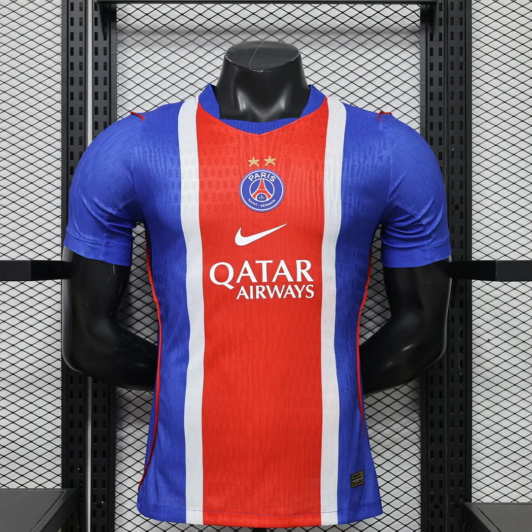 2026/27 Ligue 1 Paris Saint-Germain Team Home Football Jersey Player Version 2 Stars - JerseyFun