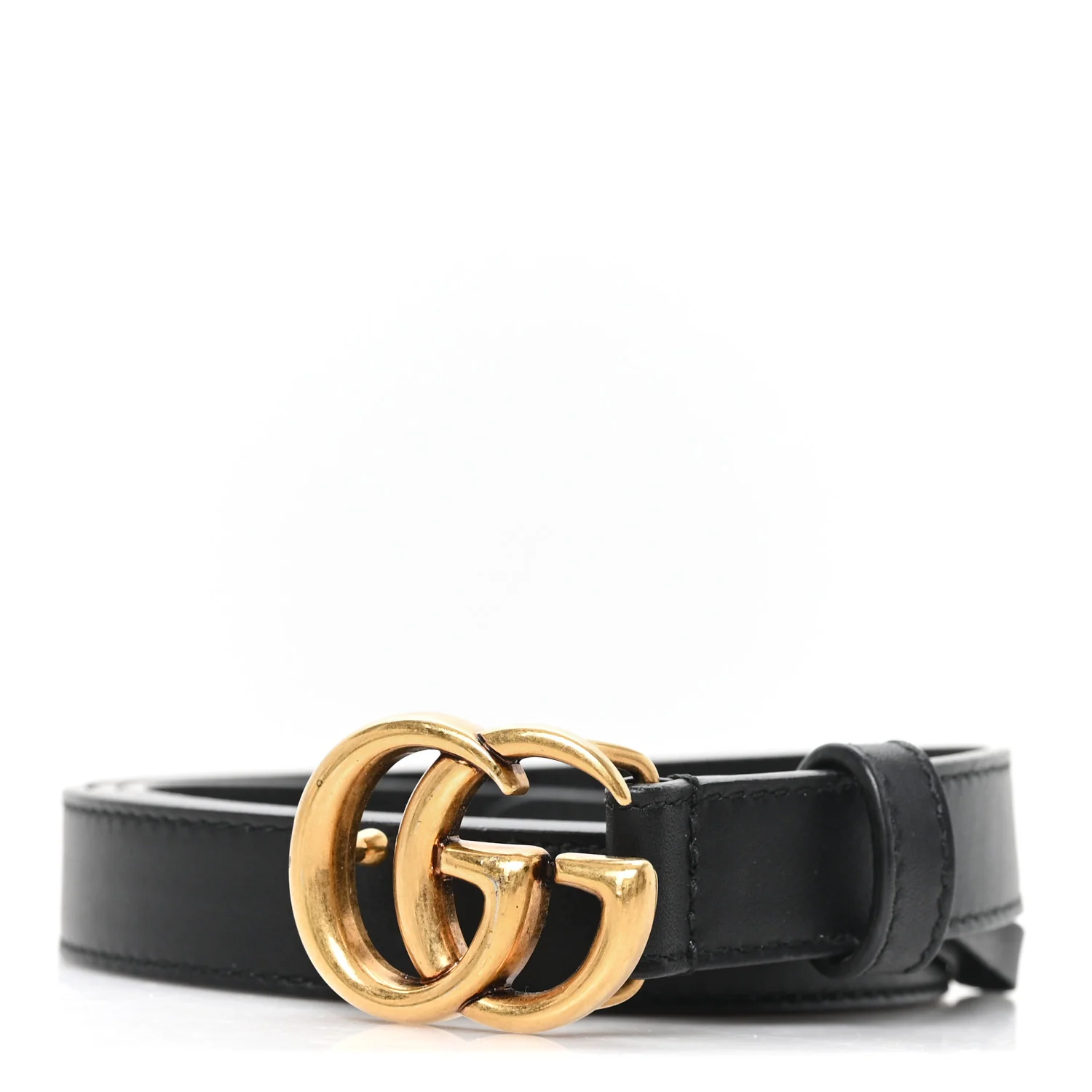 Calfskin Double G 20mm Belt 95 38 Black