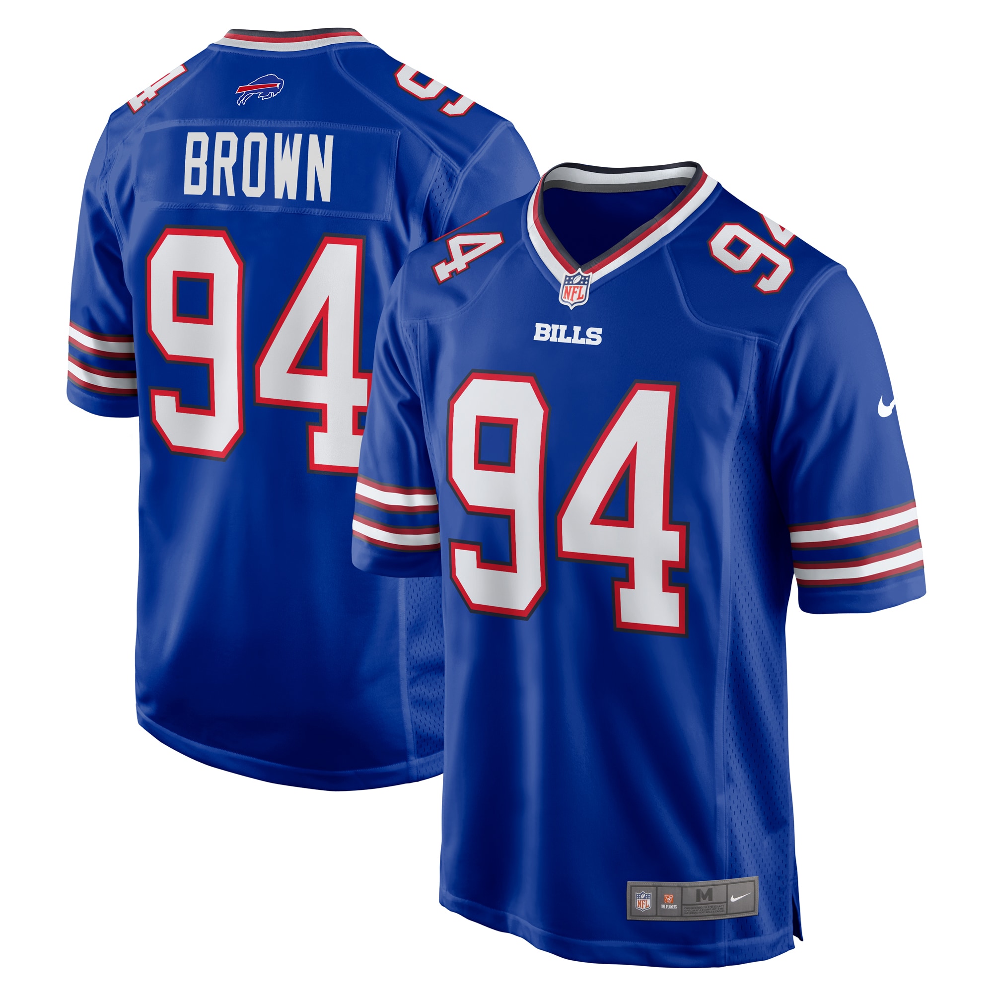 Andrew Brown Buffalo Bills Nike  Game Jersey -  Royal