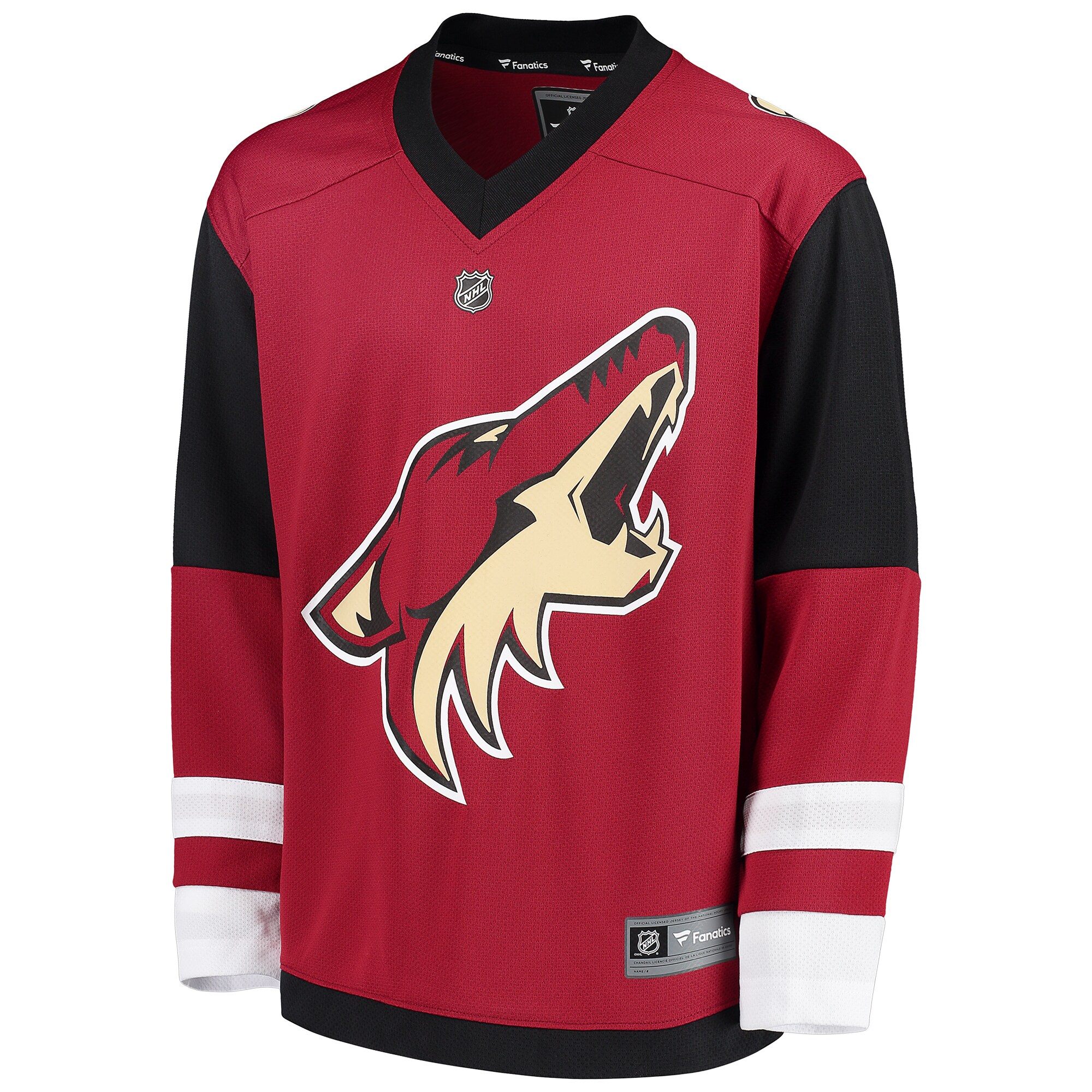 Arizona Coyotes Fanatics Youth Home Replica Blank Jersey – Red