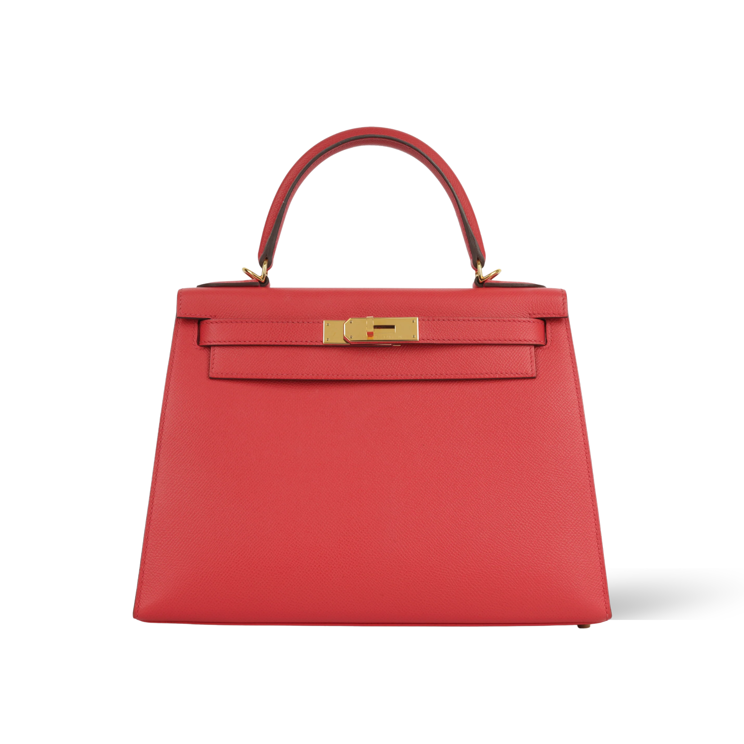 Hermes Kelly 28 Bag In Red Togo Leather For Women 28cm/11in