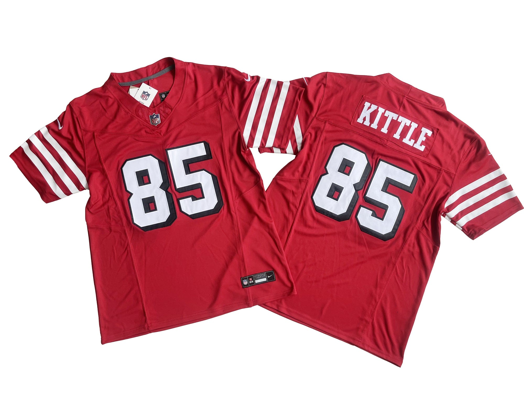 San Francisco 49ers 85# George Kittle Nike Vapor F.U.S.E. Limited Jersey