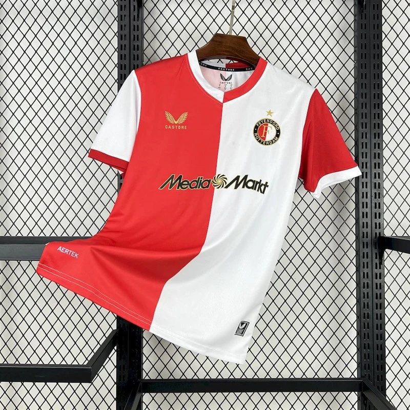2025-26 Feyenoord Rotterdam home stadium Football jersey