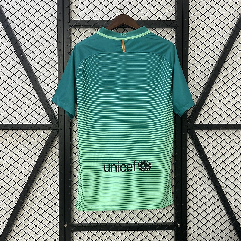 Retro 2016-17 Barcelona 2 away MESSI PIQUE XAVI A.INISTA SUAREZ NEYMAR JR Football jersey retro