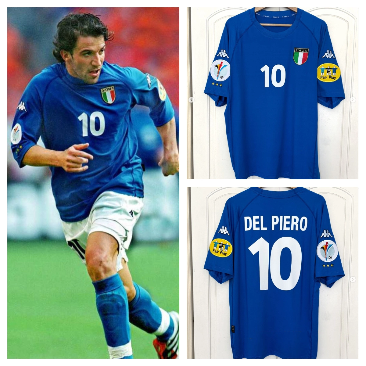 Retro 2000 Italy Home Football jersey retro