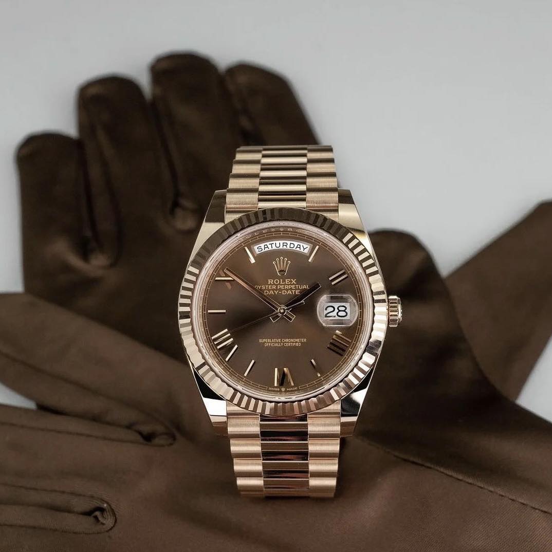 [Superclone] Rolex Day-Date 40mm Chocolate Dial President 228235