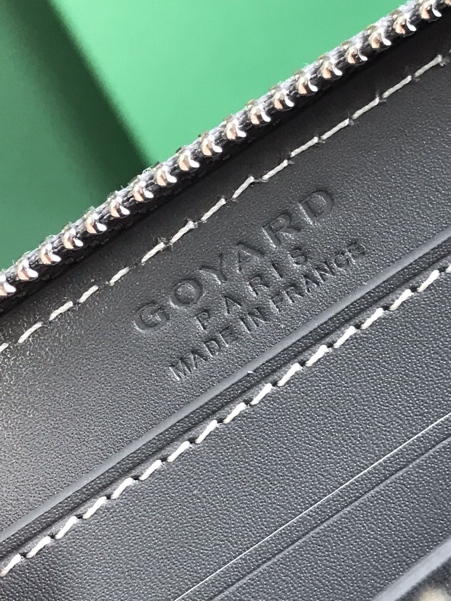 Goyard Matignon Mini Wallet 11 Cm Gray Goyardine Canvas And Calfskin