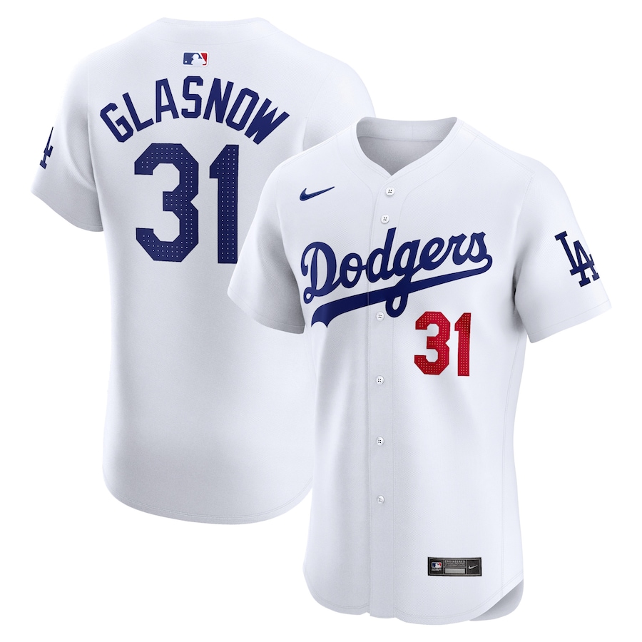 Tyler Glasnow Los Angeles Dodgers Home Elite Player Jersey White