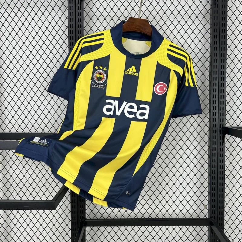 Retro 2007-08 Fenerbahce Home Football jersey Retro