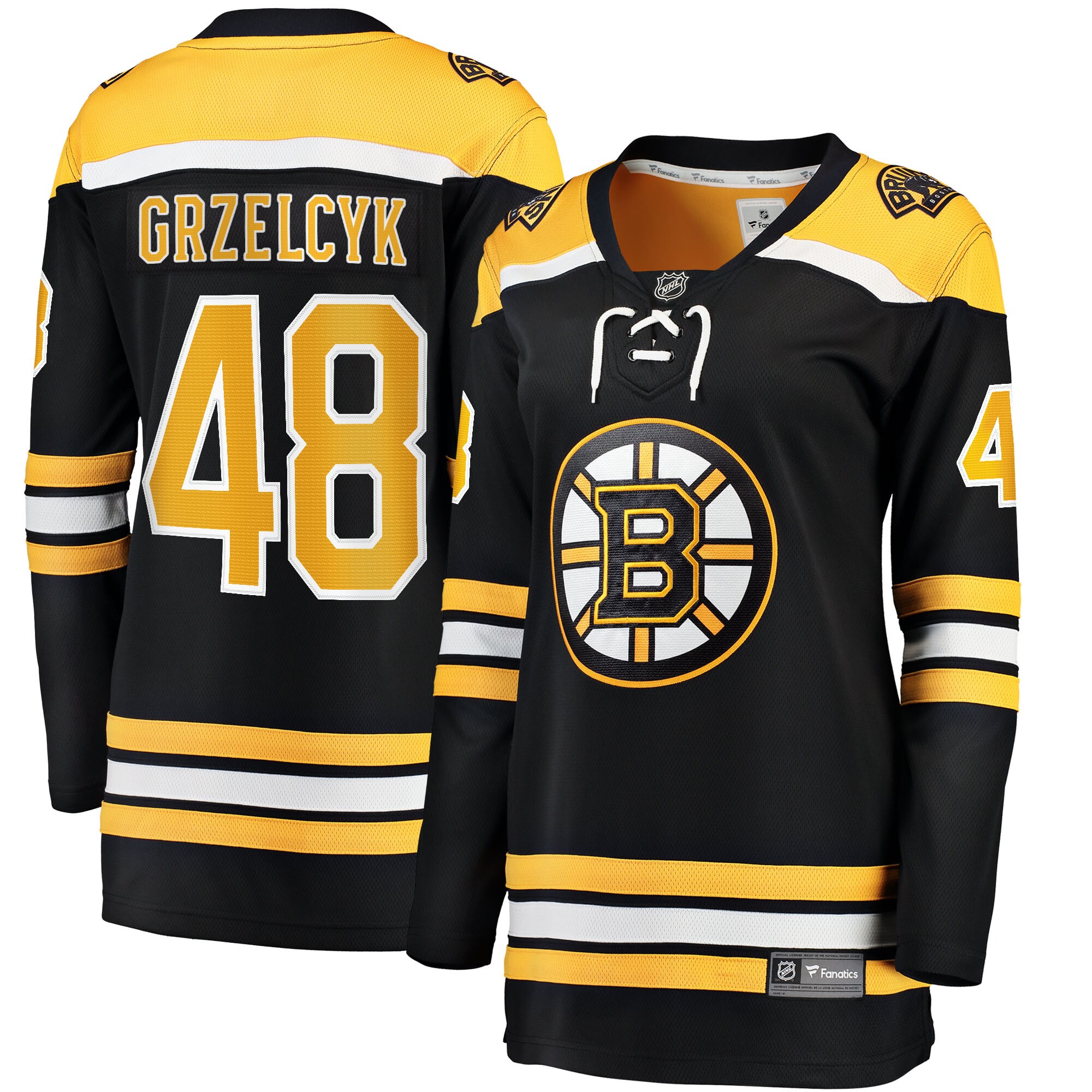 Matt Grzelcyk Boston Bruins Fanatics Women’s Home Breakaway Player Jersey – Black