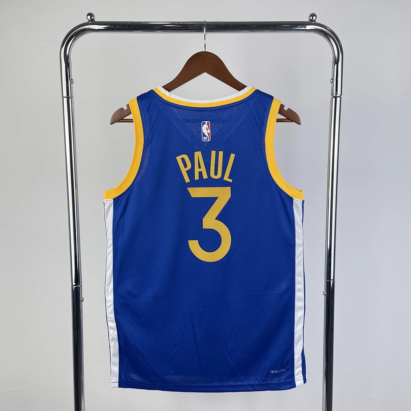 2023 NBA Golden State Warriors 3 PAUL Basketball Jersey