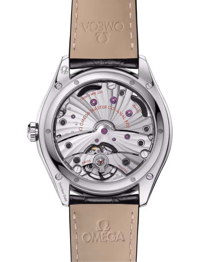Omega De Ville Trésor 40mm Silver Dial with Diamonds Stainless Steel Strap 435.18.40.21.02.001