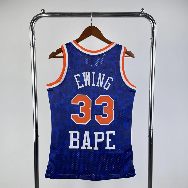 2023 New York Knicks 33 BAPE Basketball Jersey
