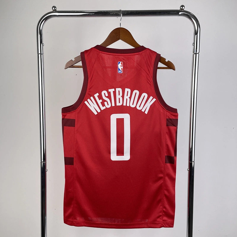 2019 NBA Houston Rockets 0 WESTBROOK Basketball jersey