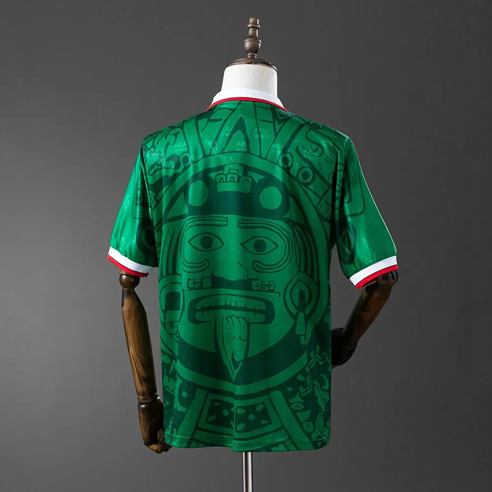 Mexico 1998 Home Retro Football Jersey