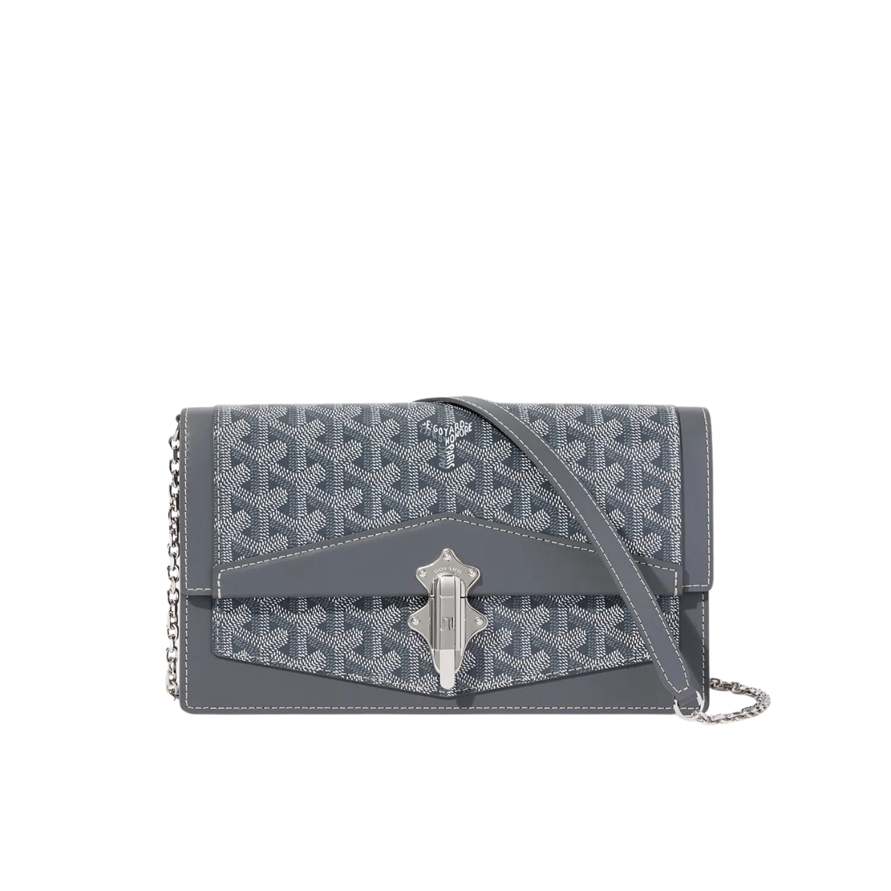 Goyard Duchesse Marie-Caroline Bag 25cm Gray Goyardine Canvas And Smooth Calfskin