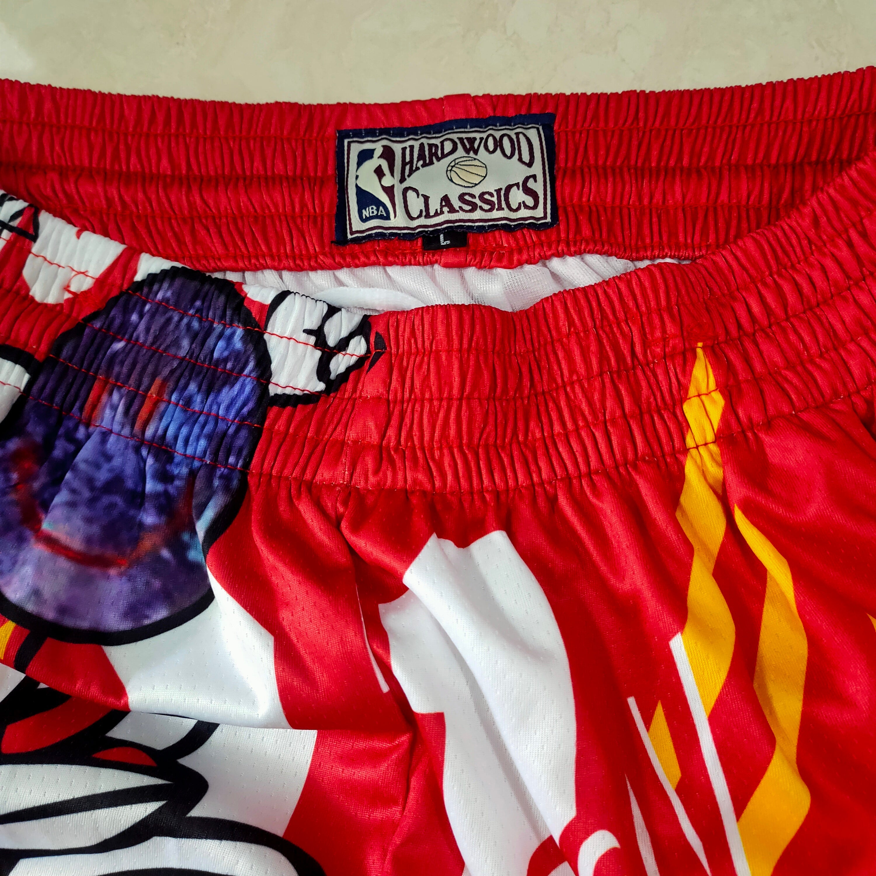 Houston Rockets co-branded red pocket pants