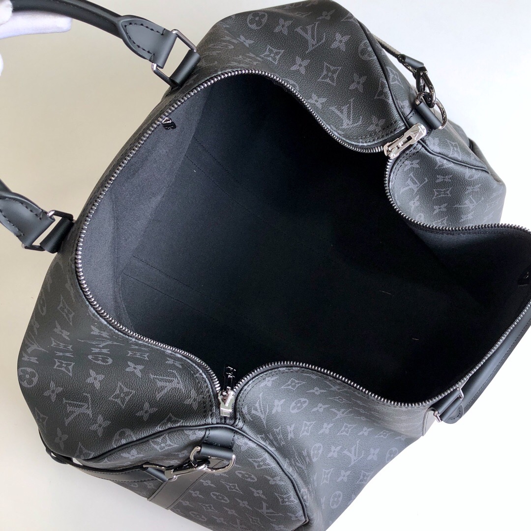 Louis Vuitton Keepall Bandouli Re 55 Monogram Eclipse 55cm M40605