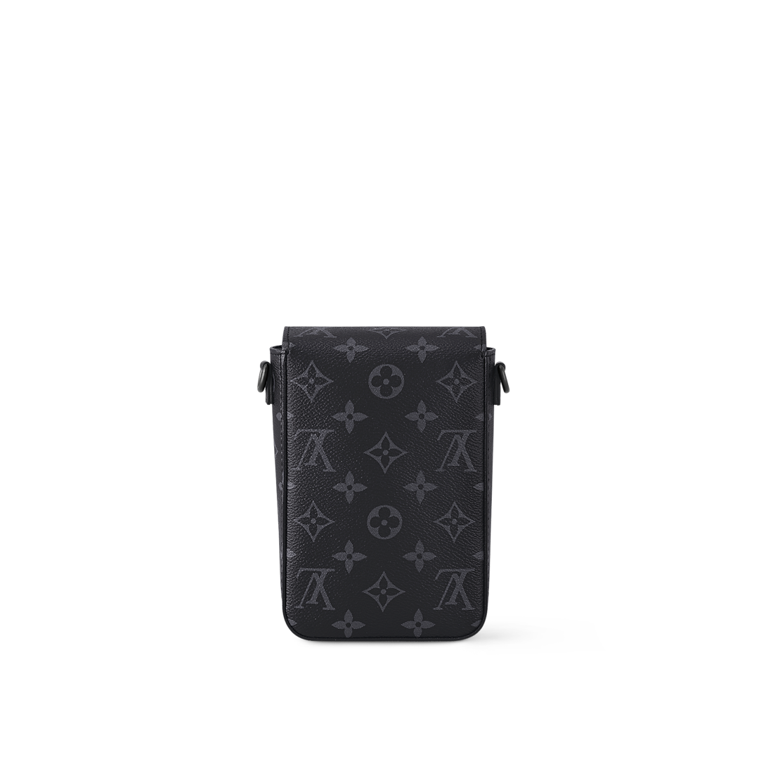 Louis Vuitton S-Lock Vertical Wearable Wallet Black 18Cm