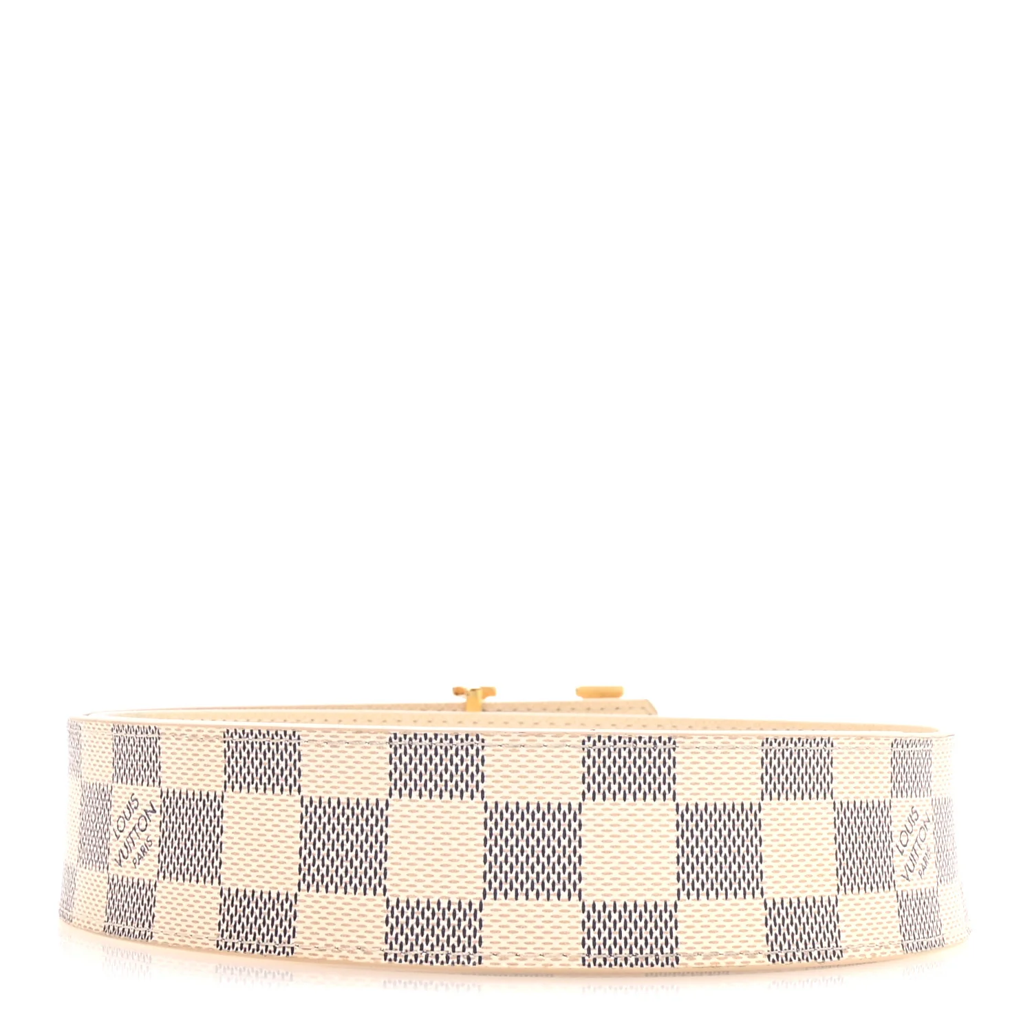 Damier Azur LV Initiales Belt 80 32