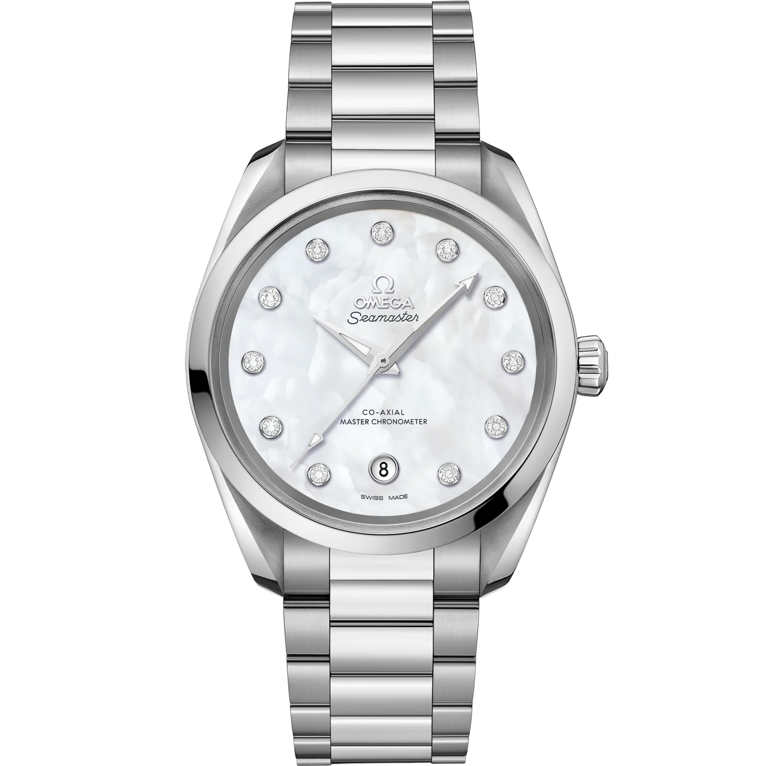 Omega Seamaster Aqua Terra 150M 38mm White Dial Stainless Steel Bracelet 220.10.38.20.55.001