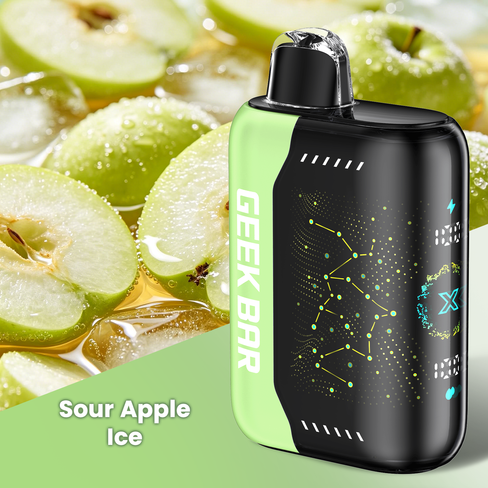 GEEK BAR PULSE X Sour Apple Ice 25000 PUFFS